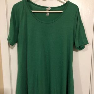 XL green LuLaRoe perfect tee